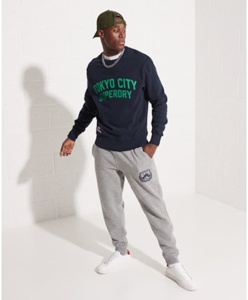 M2011721A | City College sweatshirt met ronde hals