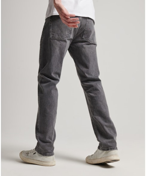 M7010887A | Slimfit jeans van biologisch katoen met rechte pijpen