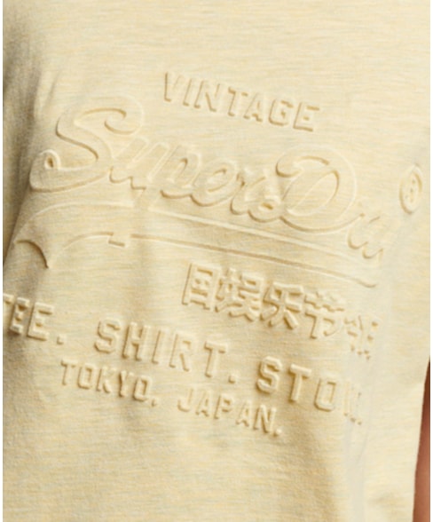 W1011031A | Vintage Logo T-shirt met reliëfopdruk