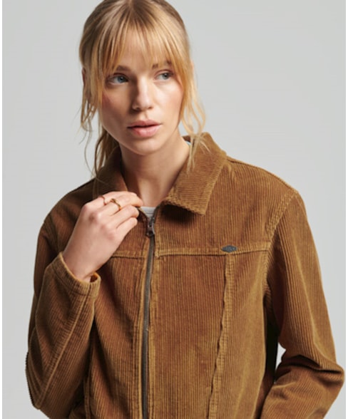 W5011113A | Korte Vintage corduroy jas