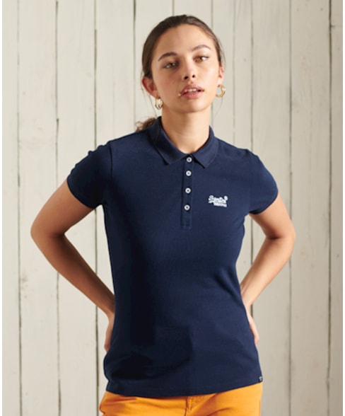 W6010017A | Superdry Organic Cotton Polo Shirt
