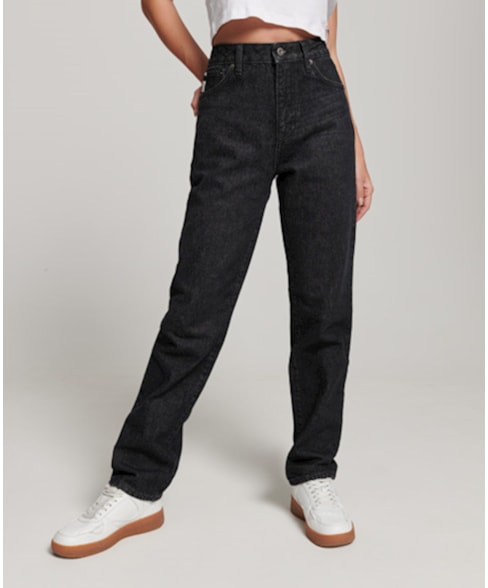 W7010795A | Rechte jeans met hoge taille van biologisch katoen