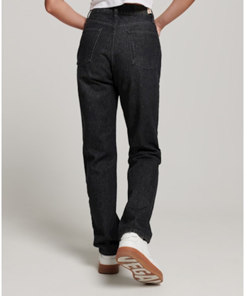 W7010795A | Rechte jeans met hoge taille van biologisch katoen