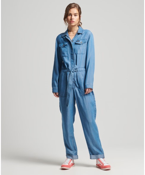 W8011022A | Geweven Vintage overall