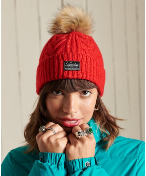 W9010139A | Luxe kabelbeanie