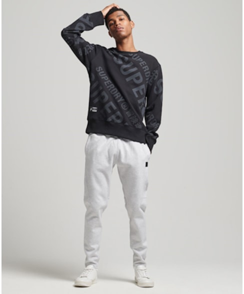 Y2010174A | Code Core Sweatshirt Met All-Overprint, Ronde Hals En Logo 
