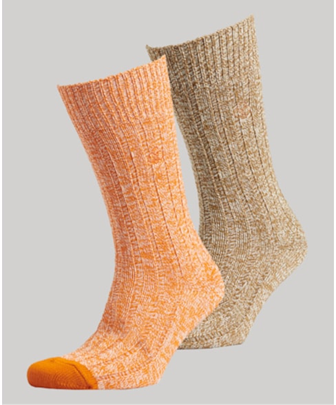 Y3110027A | Duopak uniseks sokken van biologisch katoen
